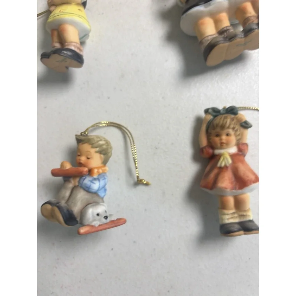 Berta Hummel Christmas Ornaments Figurines Goebel Set Of 14 1990's